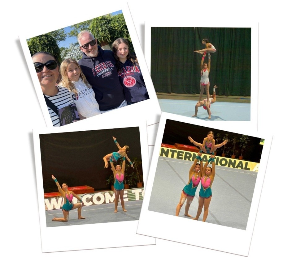 Four polaroid photos 2x2