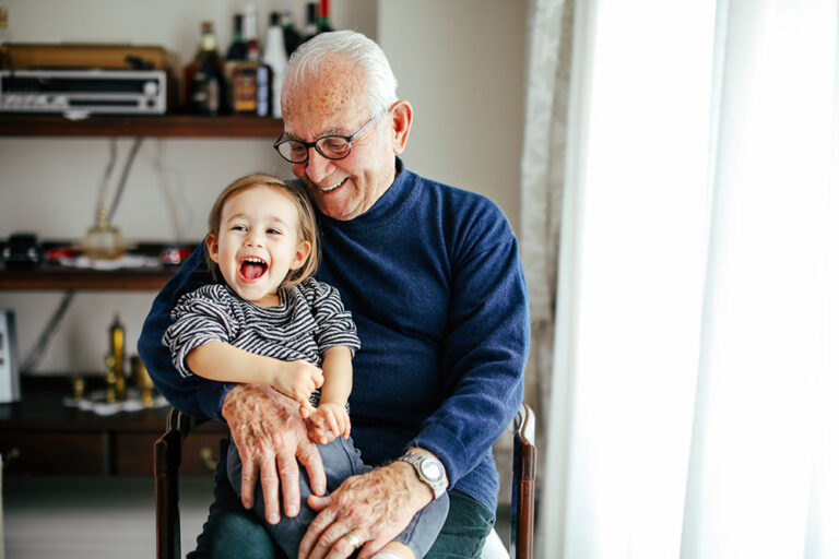 Grandfather and Grandchild