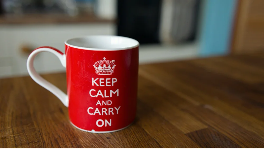 Keep calm and carry on Cup