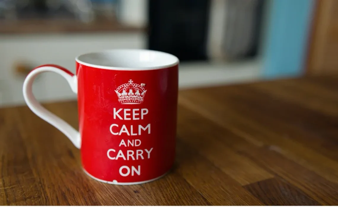 Keep calm and carry on Cup