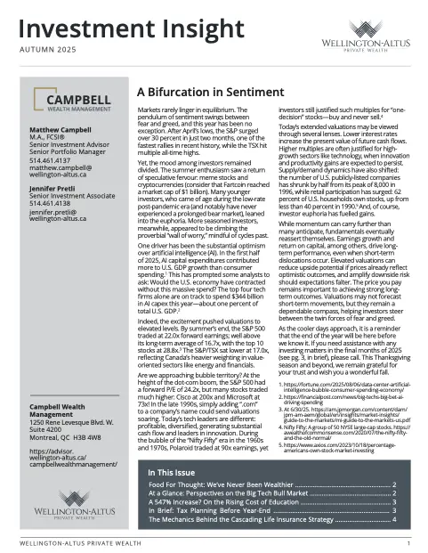 Investment insight Autumn 2025