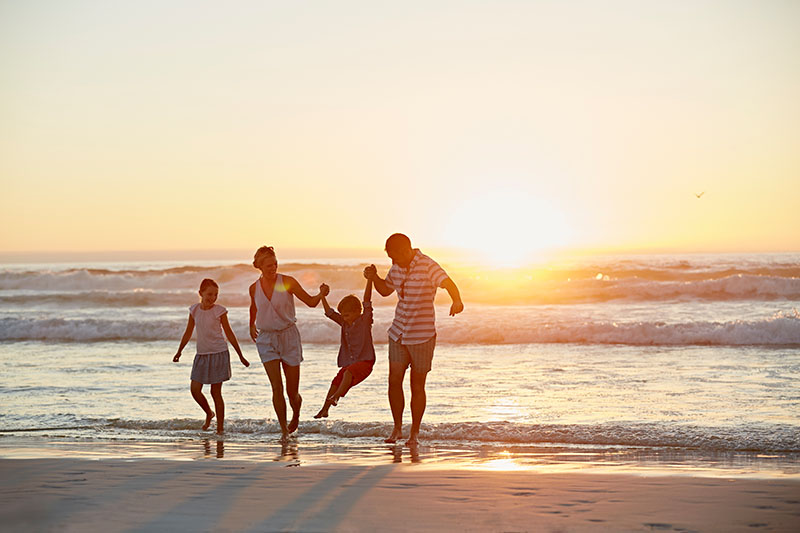 Family-on-a-beach