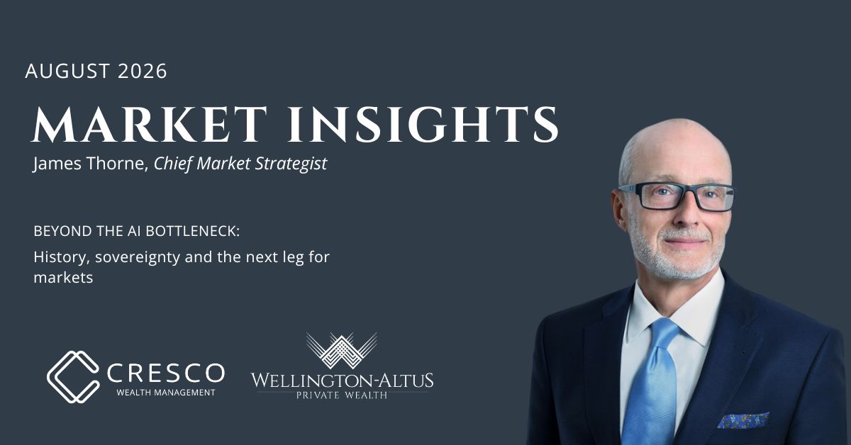 Photo of Dr. Thorne with headline Market Iinsights