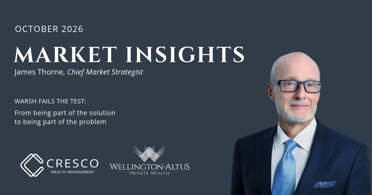 photo of Dr. Thorne and title Market Insights