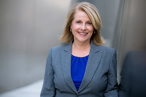 Stock photo of a business lady in a suit