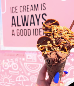 Ice cream cone from Jo-Jo's Creameria