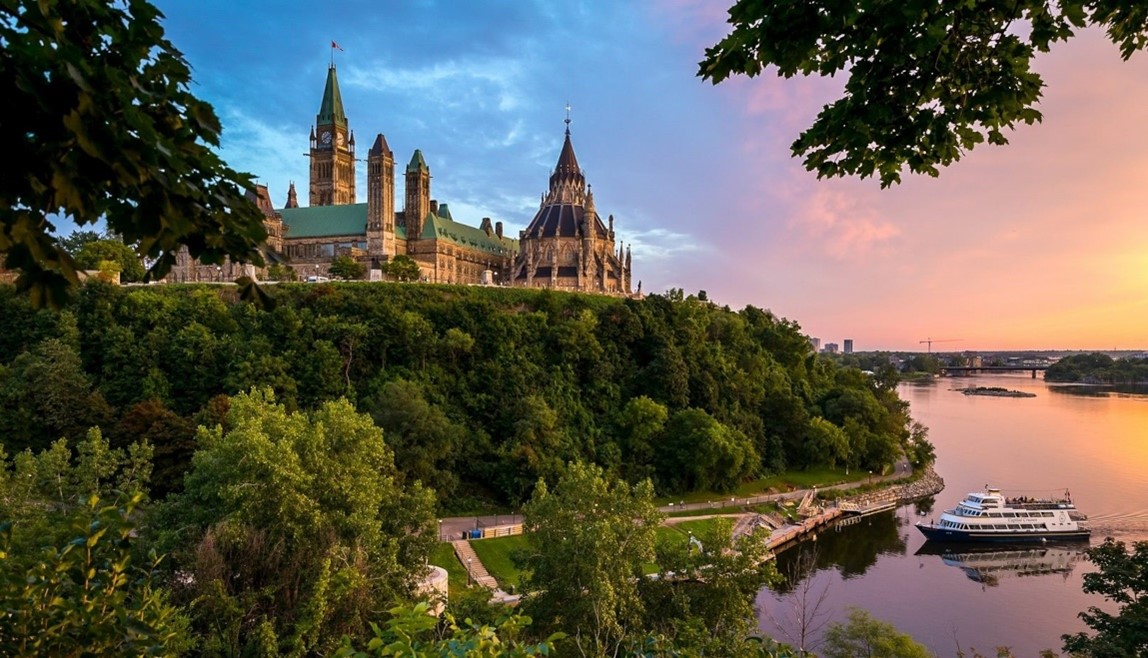 Parliament Hill Beach in Ottawa