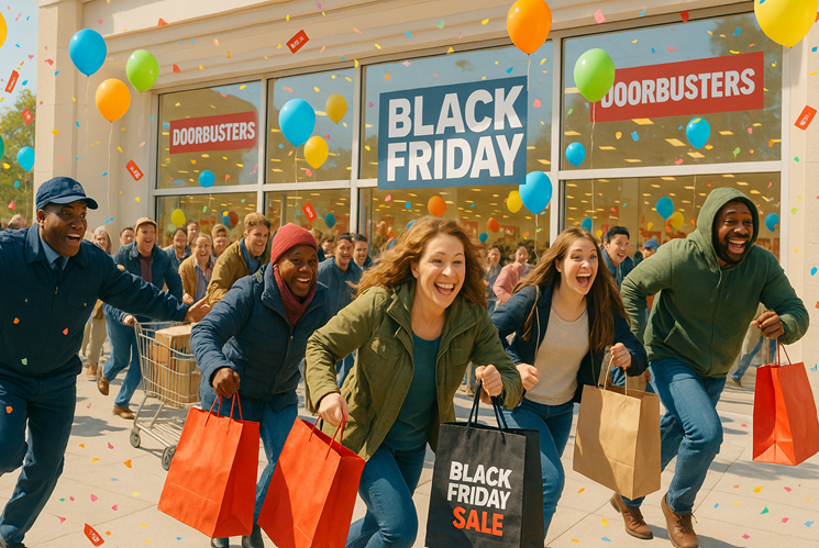 Black Friday chaos shopping