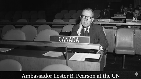Lester B Pearson at the UN