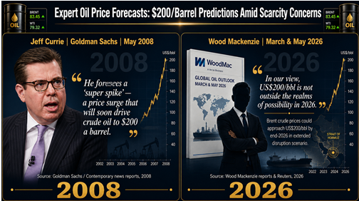 Expert Oil Price Forecasts Infographic
