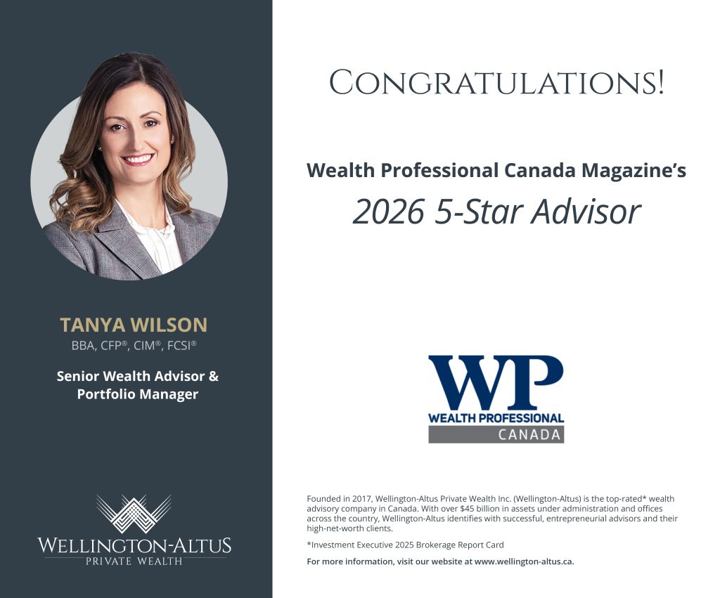Wealth Professional Canada Magazine 5 star advisor