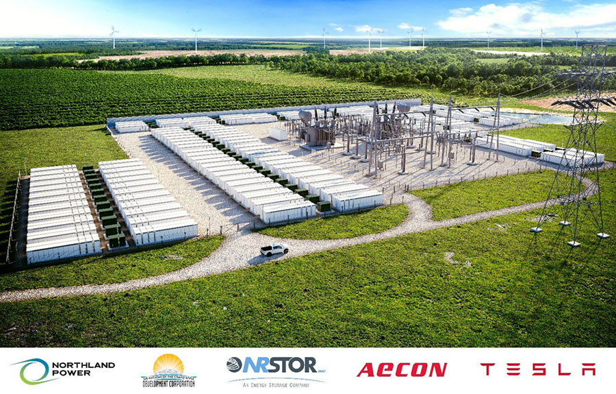 energy storage facility in Canada