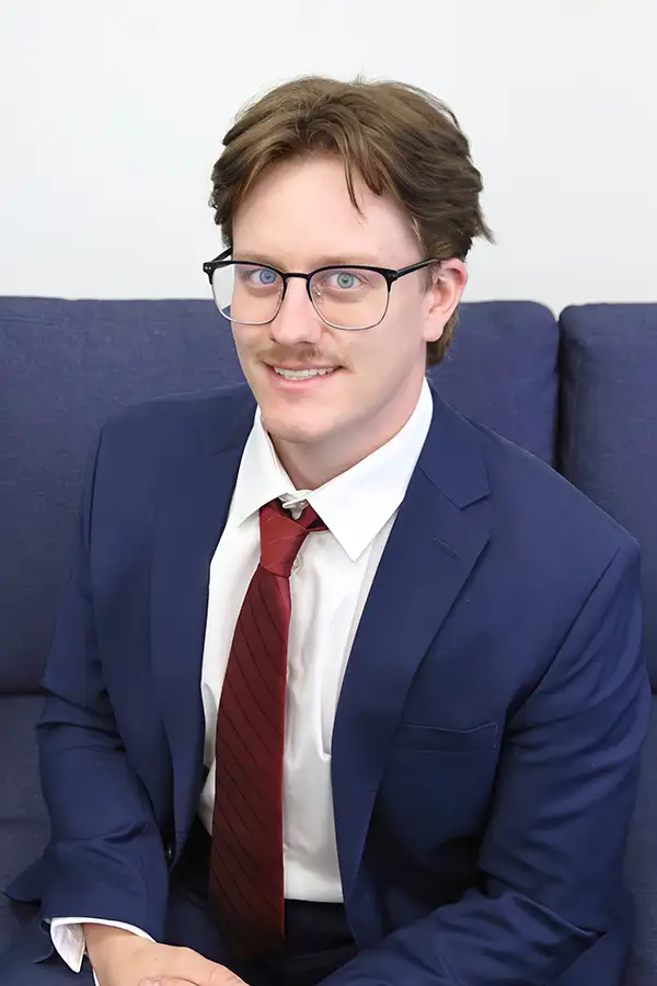 A headshot of Beau Cornelson