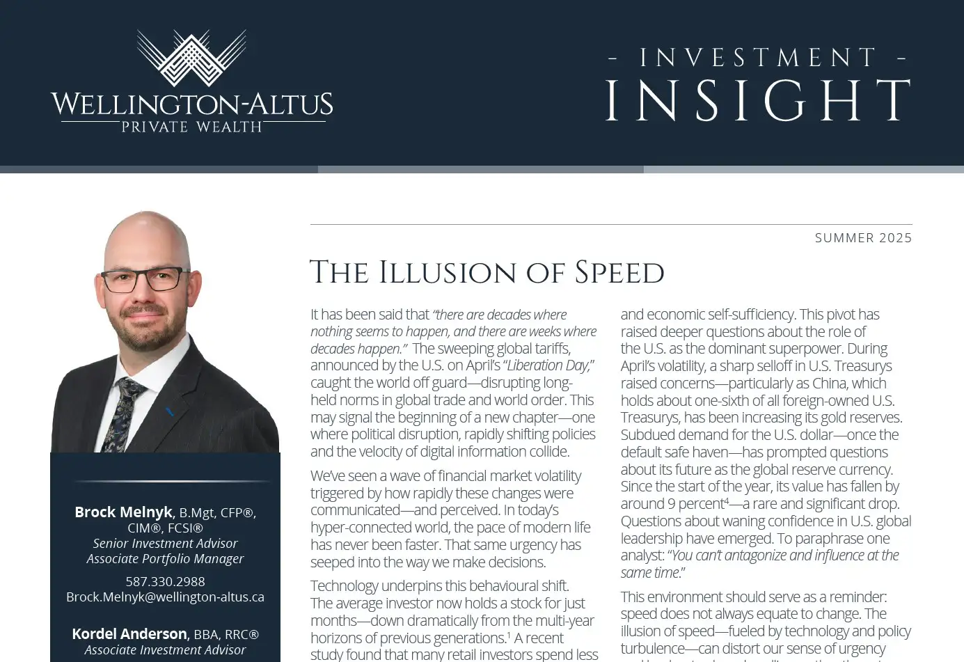 Quarterly Investment Insights - Spring 2025