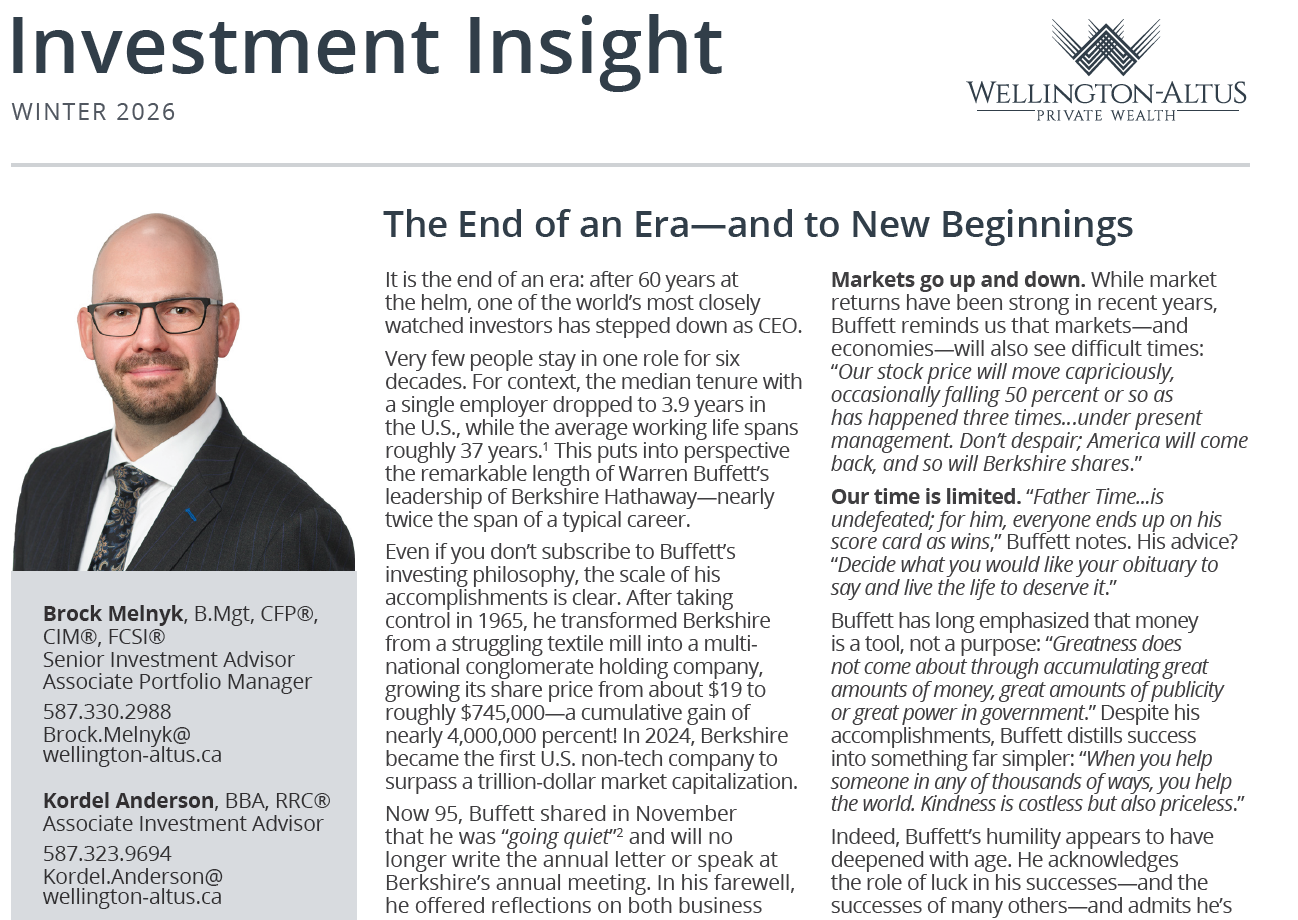 Investment Insight - Winter 2026