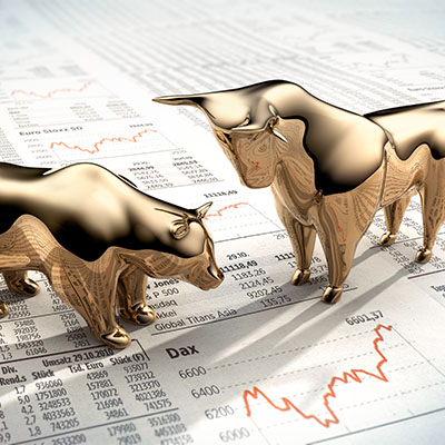 Bull and Bear on stock market prices