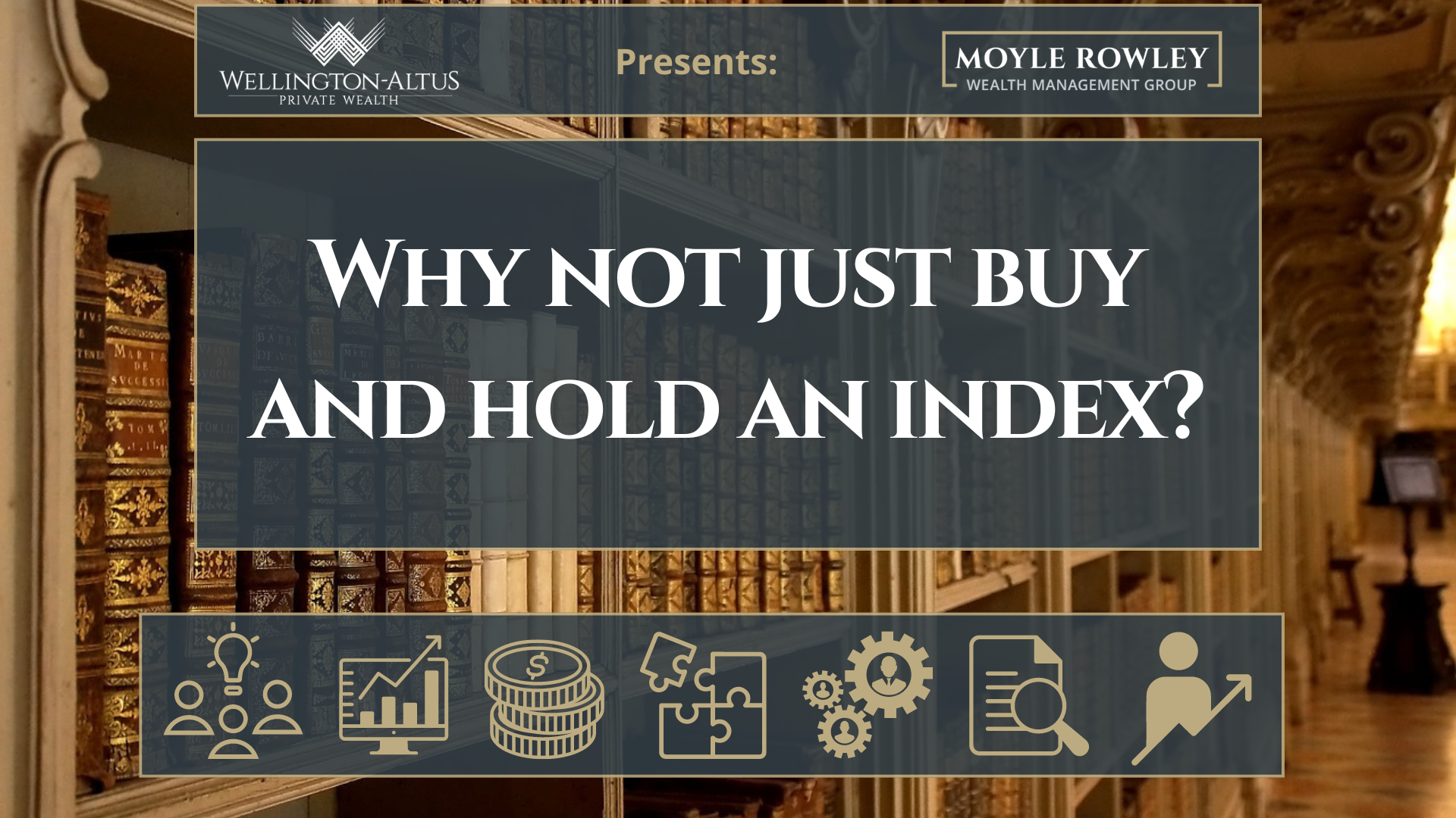 Why not just buy and hold an index fund?