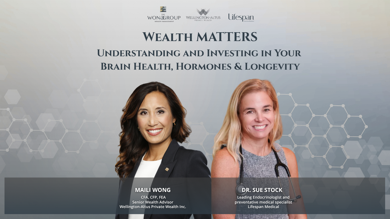 Maili Wong and Dr. Sue Stock discussing healthy aging, brain health, longevity, and strategies for living well at every stage of life.