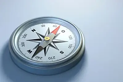 a compass