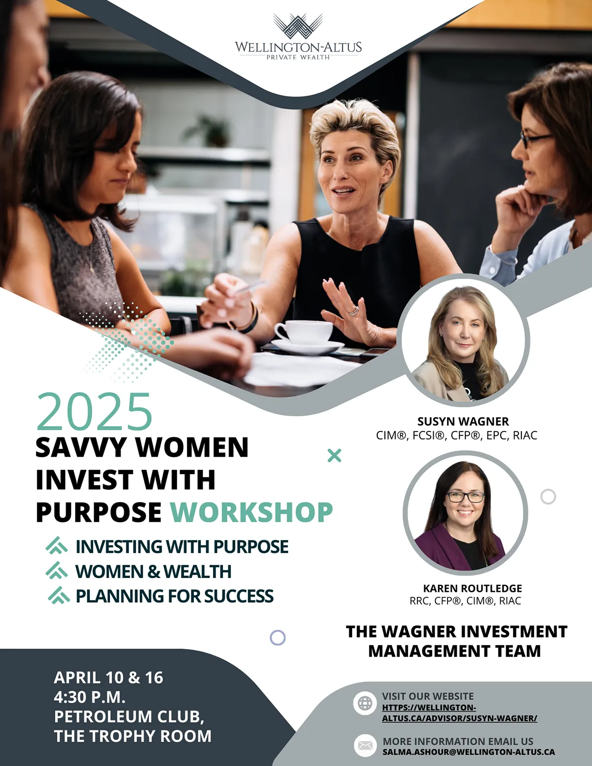 Savvy Women Invest With Purpose Workshop