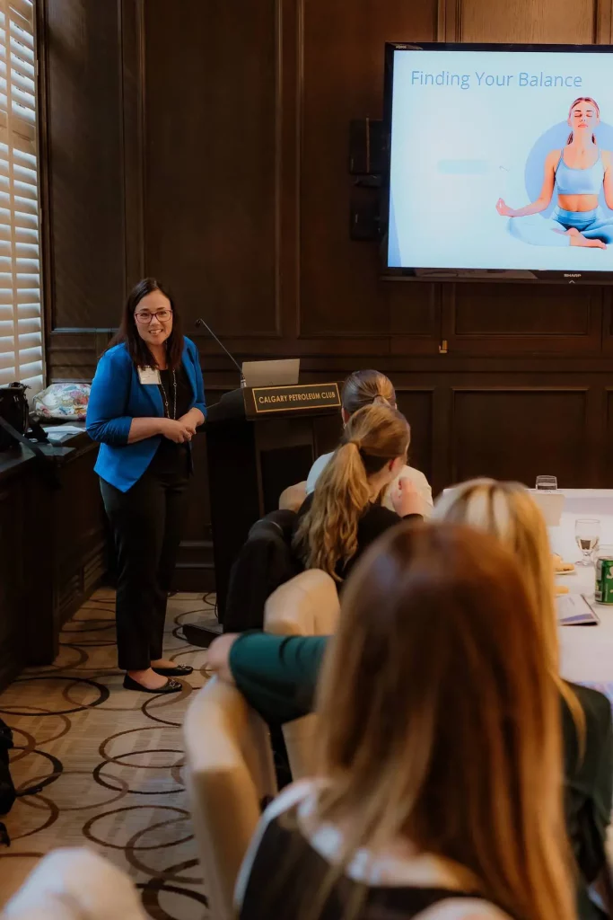 Karen Routledge speaking at Workshop